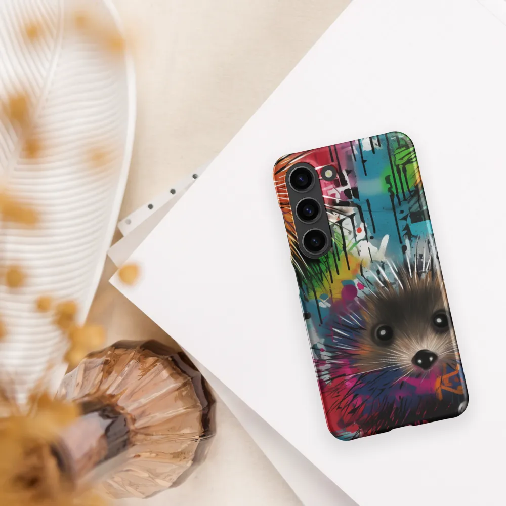 Whimsical Hedgehogs in a Kaleidoscopic Wonderland