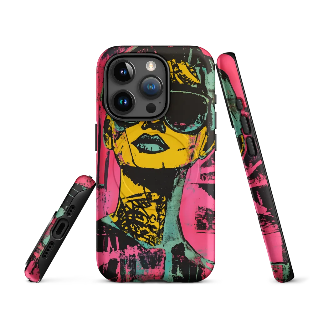 Confident Portrait in Neon Colors