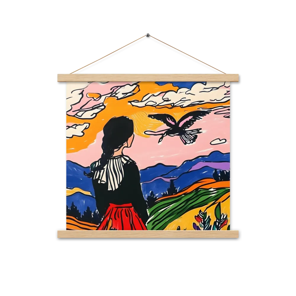 A Journey into Freedom | Poster With Oak Wood Hanger | 18″×18″
