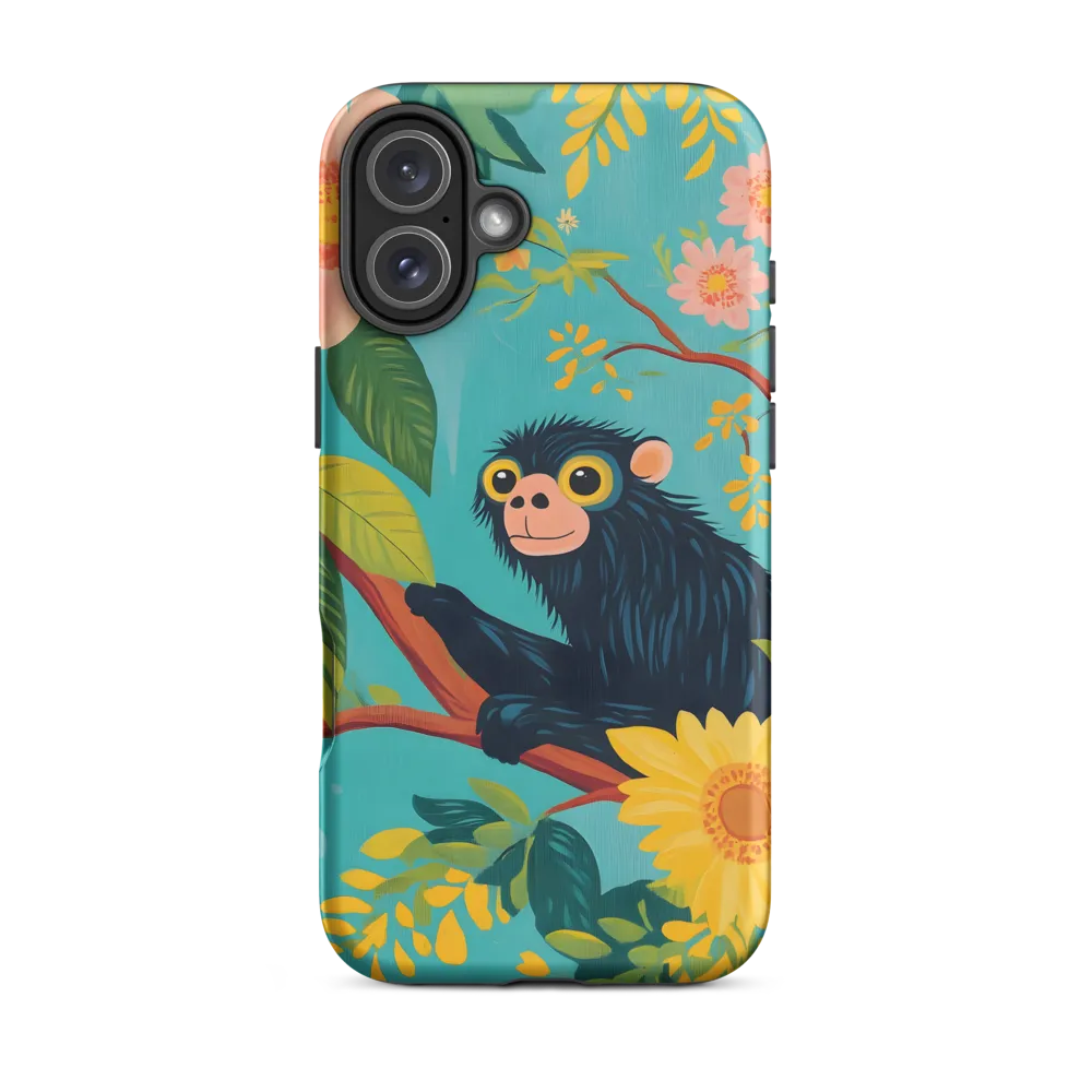 Joyful Encounter in a Floral Paradise