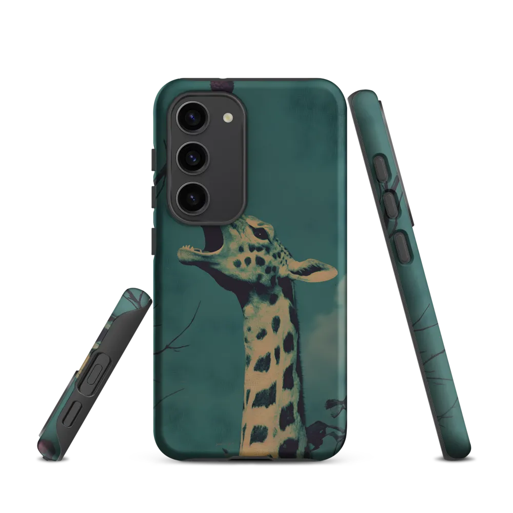 Whispers of the Tall: A Surreal Giraffe Encounter