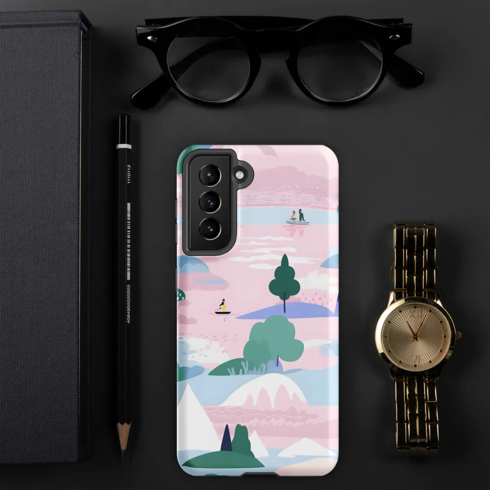 Whimsical Reflections: A Journey Through Landscapes | Phone Case