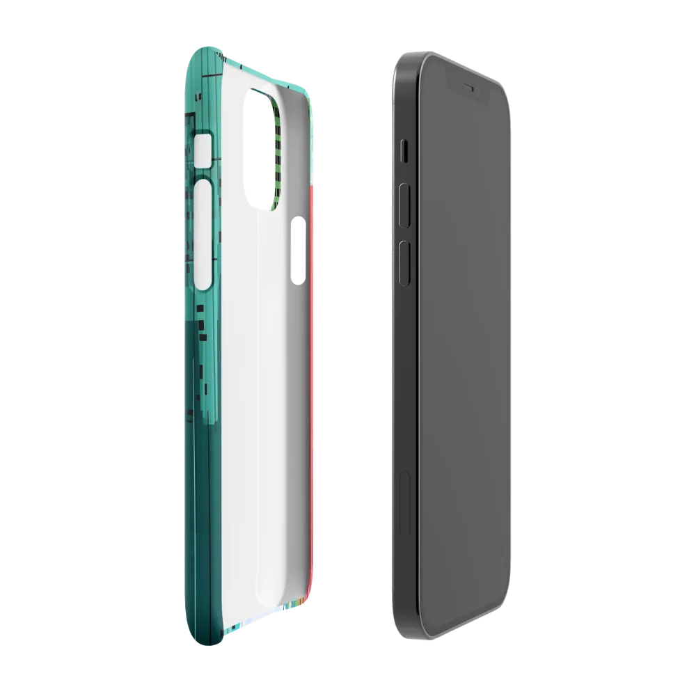 Urban Symphony in Turquoise | Phone Case |  12 | Snap Case | Glossy