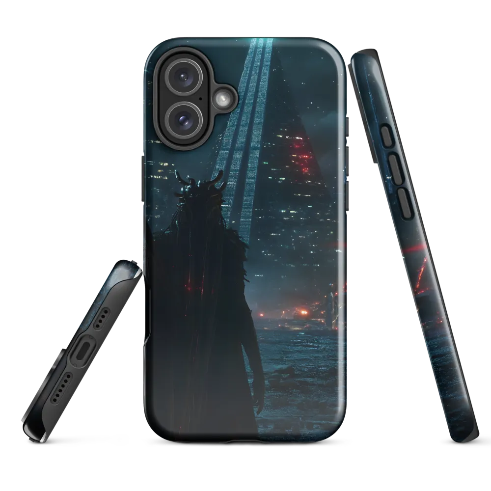 The Guardian of the Neon City | Phone Case |  16 Plus | Tough Case | Glossy
