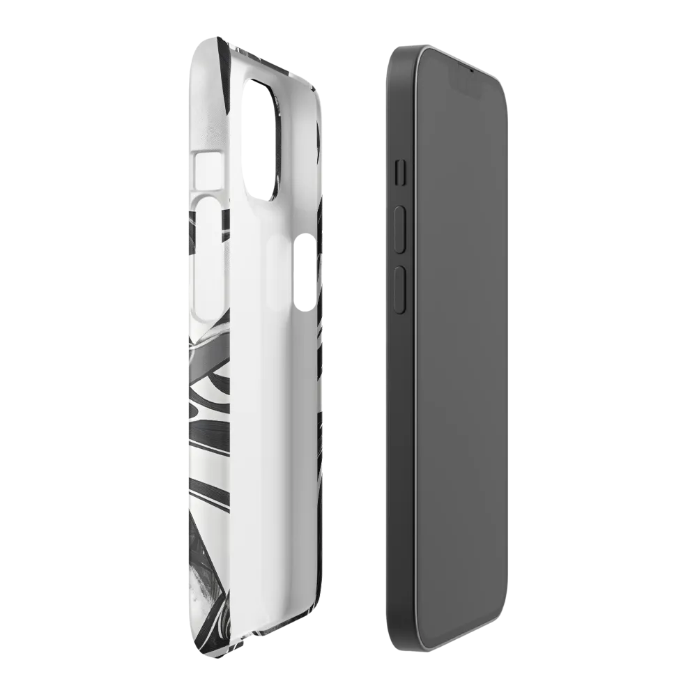 Fluid Grace: The Dance of Shadows | Phone Case |  14 | Snap Case | Matte
