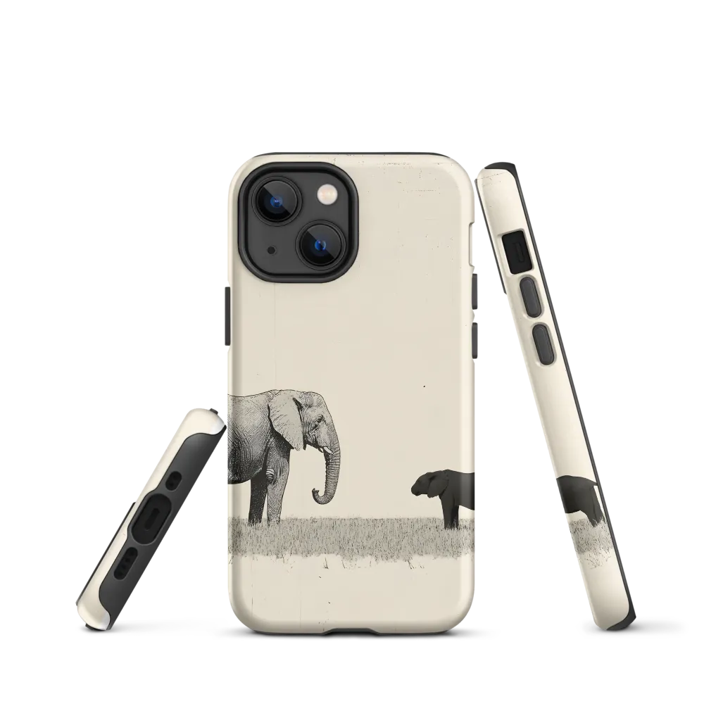 Contrasting Companions | Phone Case |  13 mini | Tough Case | Matte