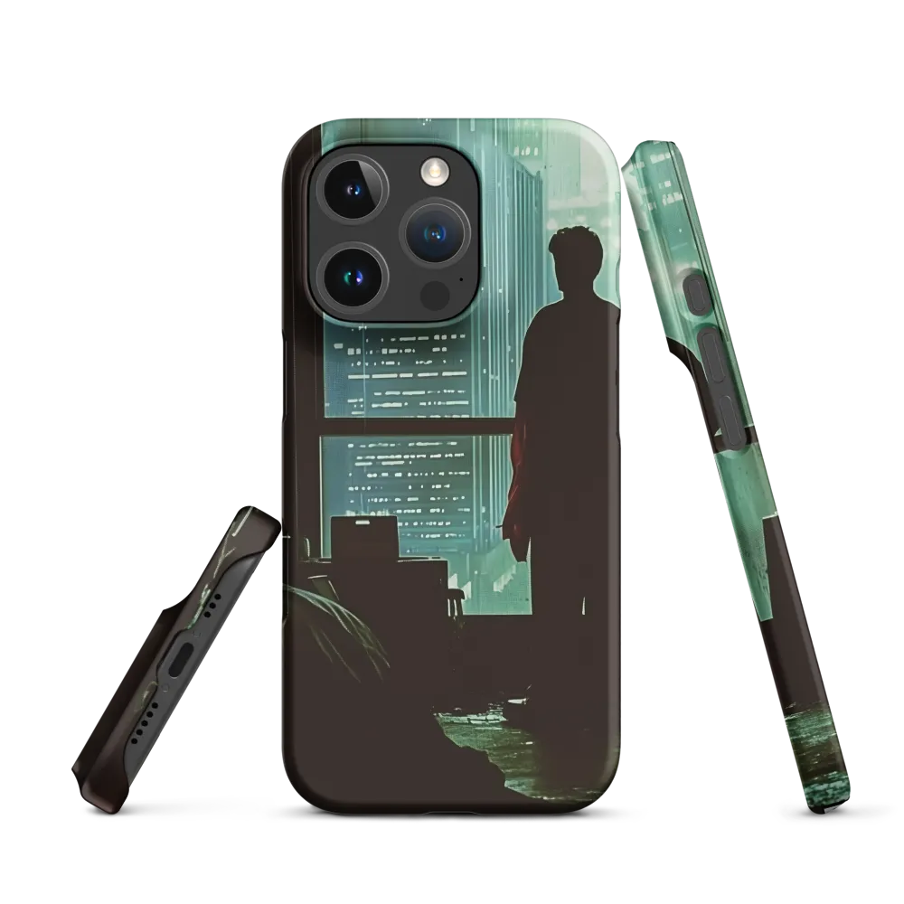 Silent Contemplation in a Futuristic Dystopia