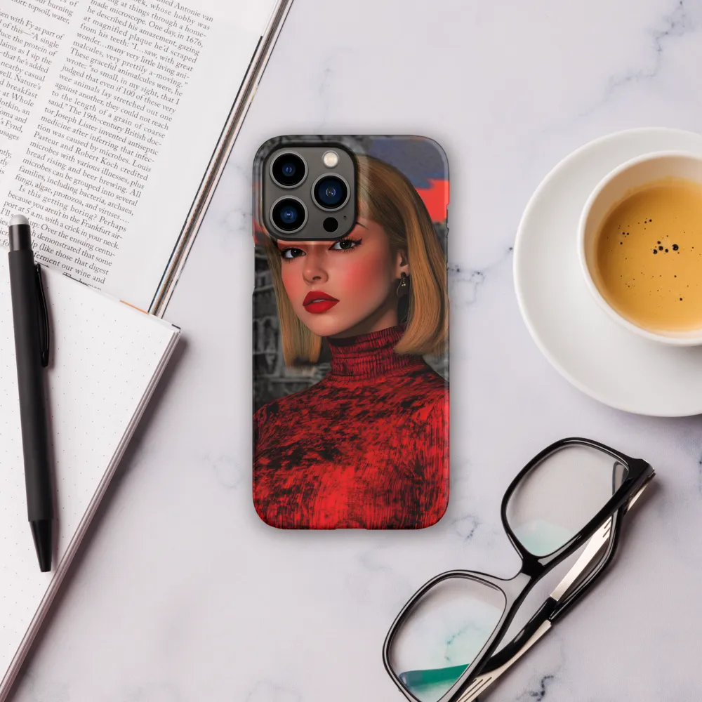 Mystique of the Scarlet Embrace | Phone Case |  13 Pro Max | Snap Case | Matte