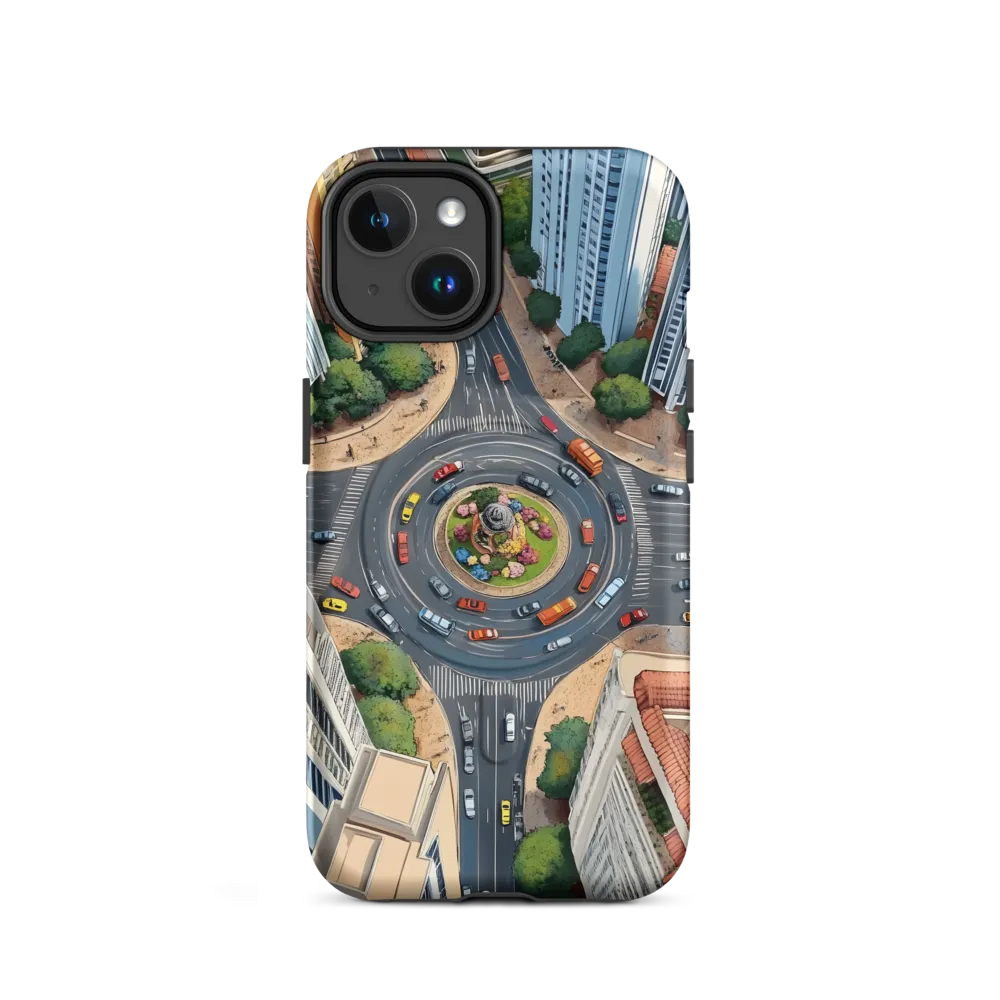 Urban Symphony: Aerial Vision of City Life