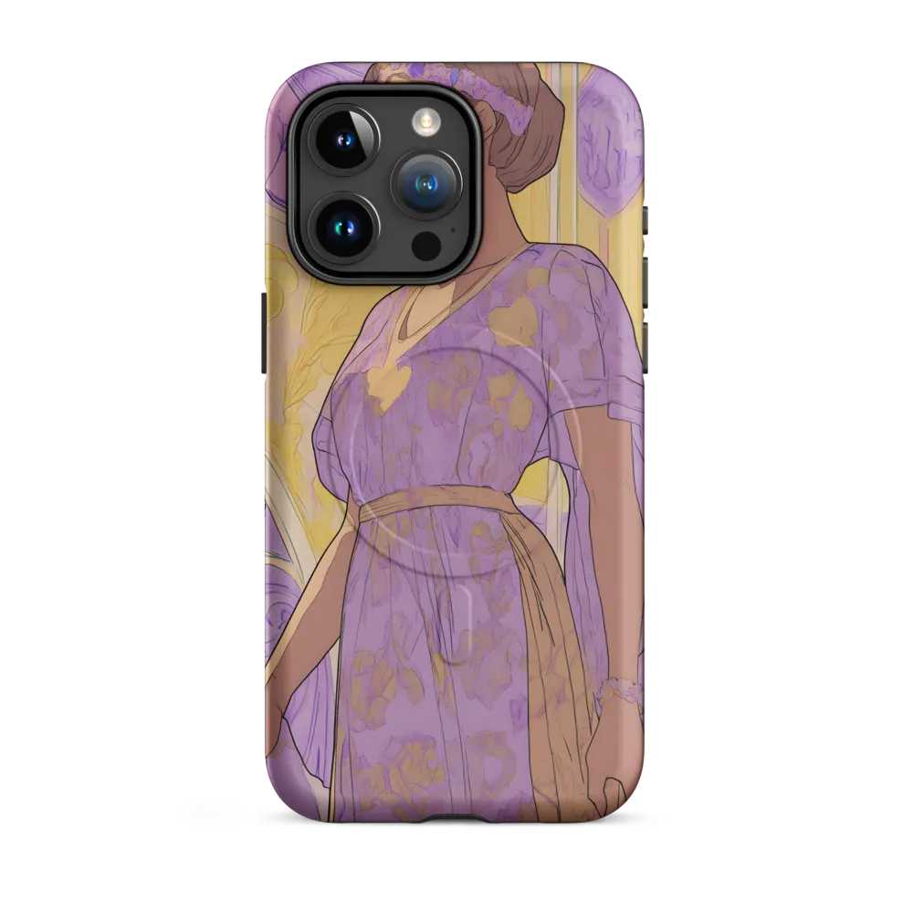 Elegance in Floral Harmony | Phone Case |  15 Pro Max | MagSafe® Tough Case | Matte