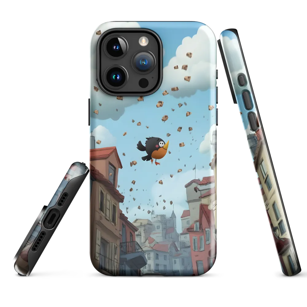 A Whimsical Flight Through Bread and Sky