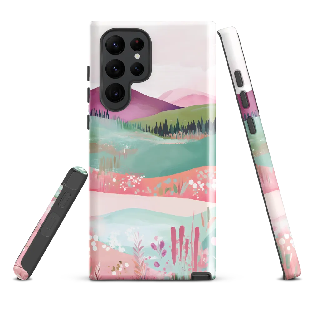 Pastel Meadow, Layered Hills