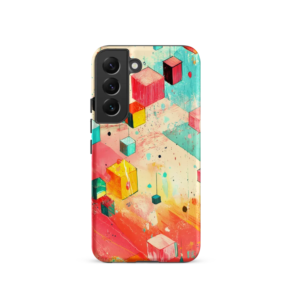 Suspended Cubes in Colorful Abstraction