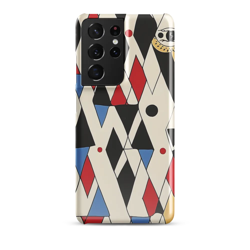 Dynamic Geometric Symphony | Phone Case |  S21 Ultra | Snap Case | Glossy