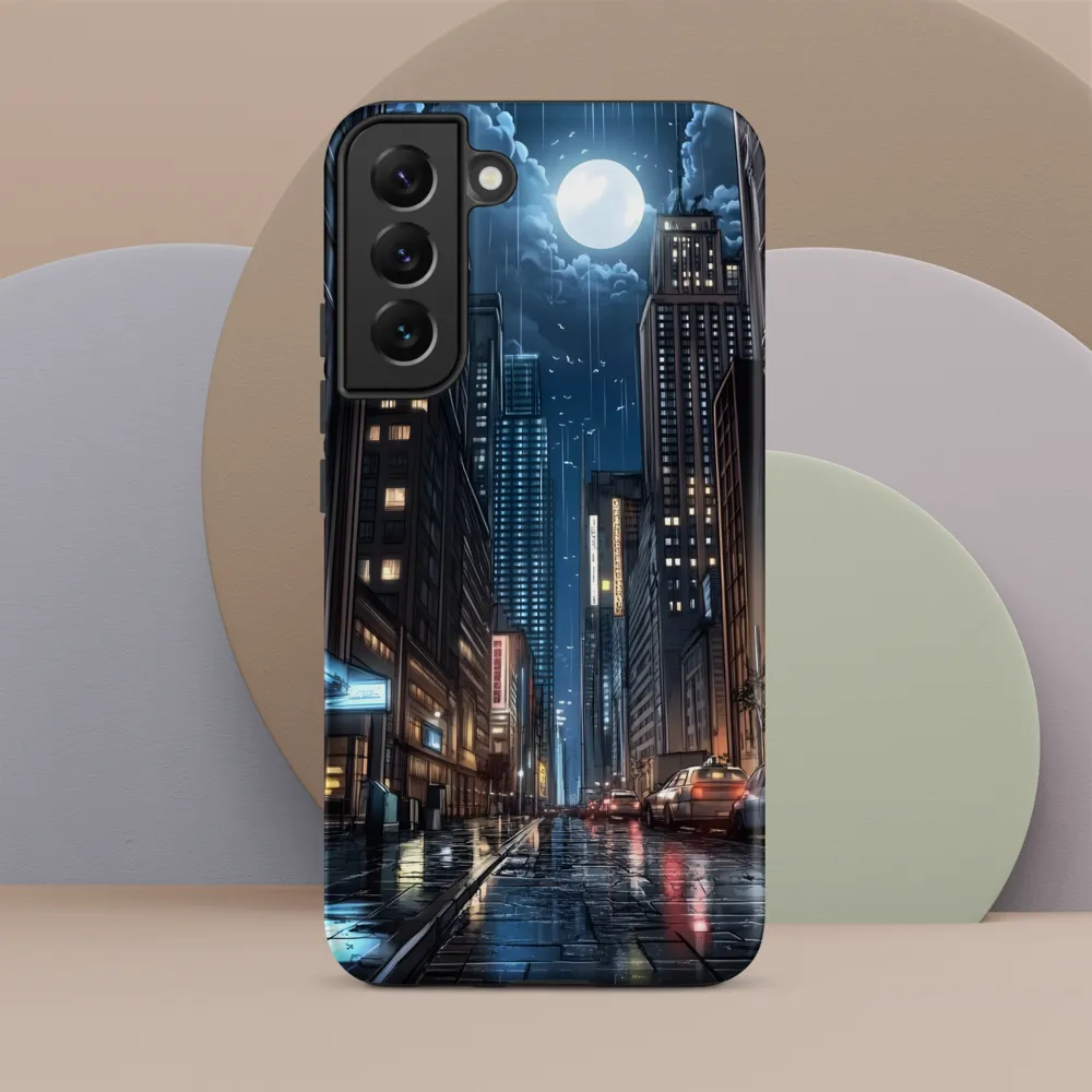 Moonlit Urban Serenity