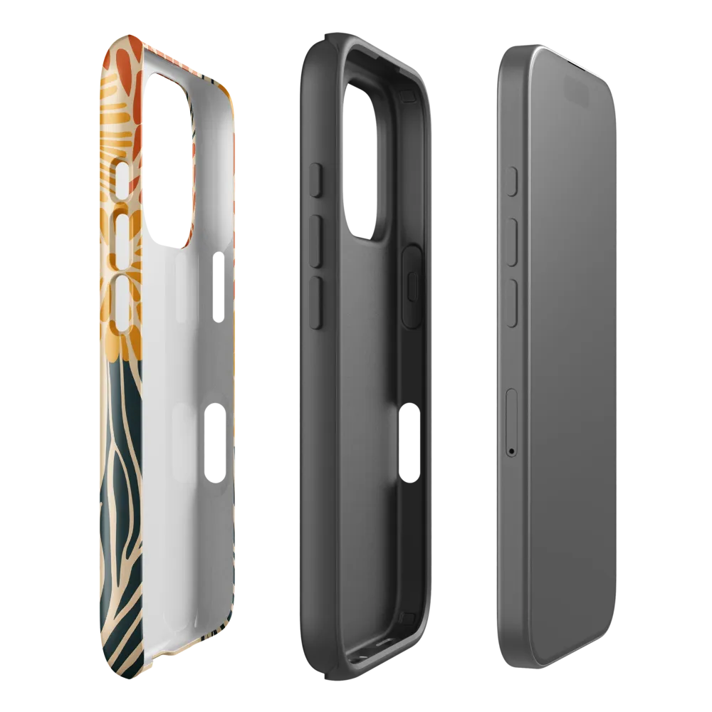 Serenity in Bloom | Phone Case |  16 Pro | Tough Case | Glossy