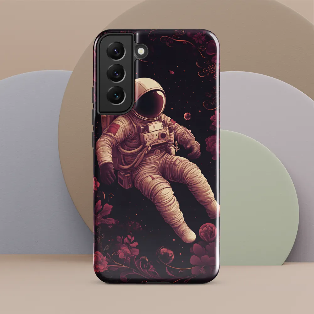Cosmic Bloom: An Astronaut's Journey