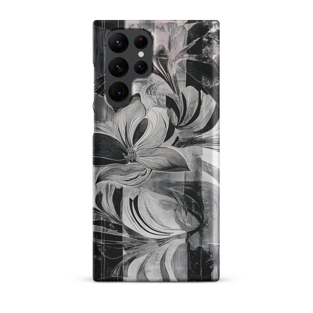 Floral Fusion in Monochrome