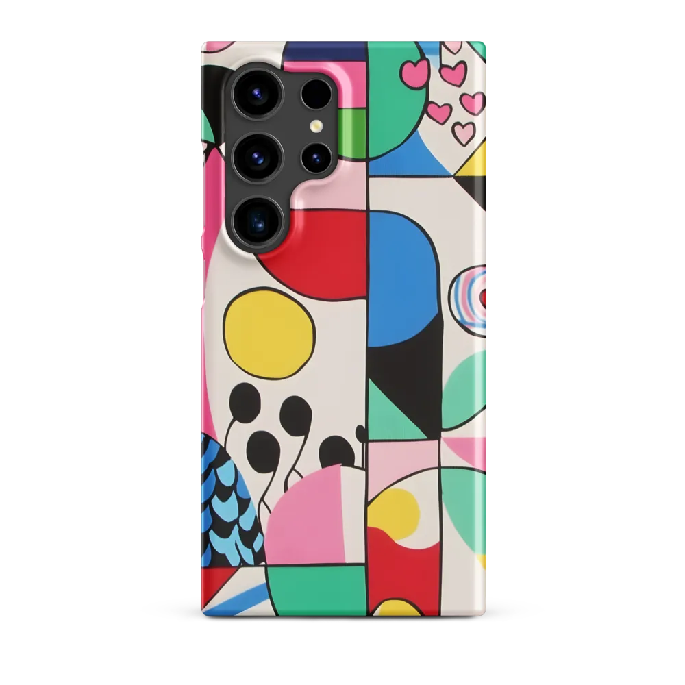 Dynamic Interplay of Shapes | Phone Case |  S24 Ultra | Snap Case | Matte