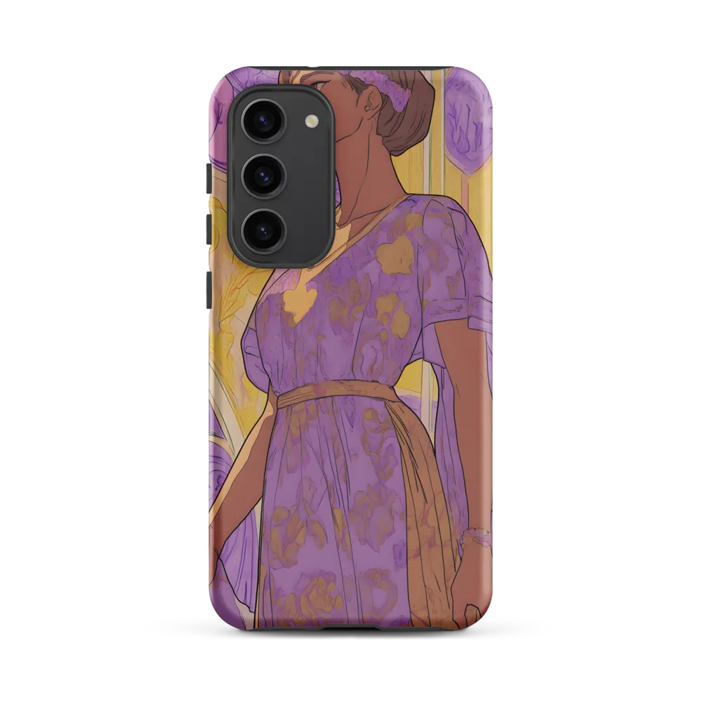 Elegance in Floral Harmony | Phone Case |  S23 Plus | Tough Case | Matte
