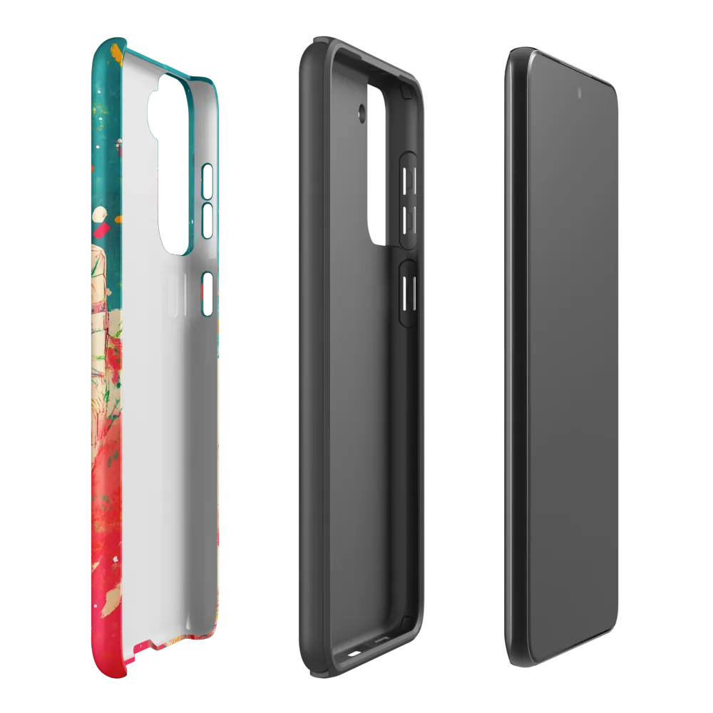Cosmic Explorer: An Astronaut's Journey | Phone Case |  S21 Plus | Tough Case | Matte
