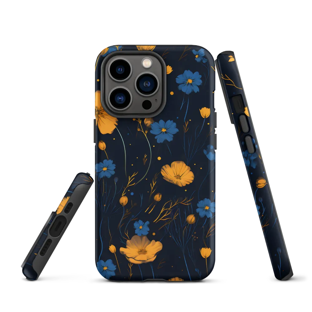 Nocturnal Blossoms | Phone Case |  13 Pro | Tough Case | Matte