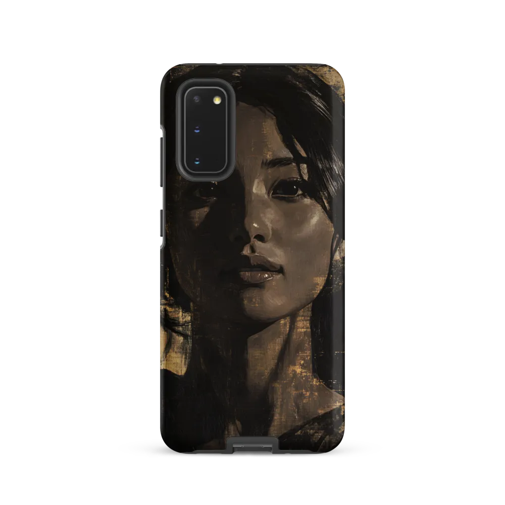 Golden Gaze: A Contemporary Portrait