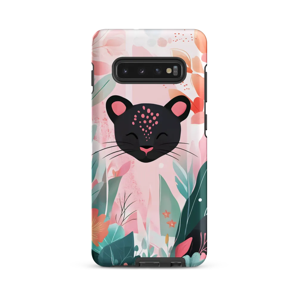 Whimsical Panther in Bloom