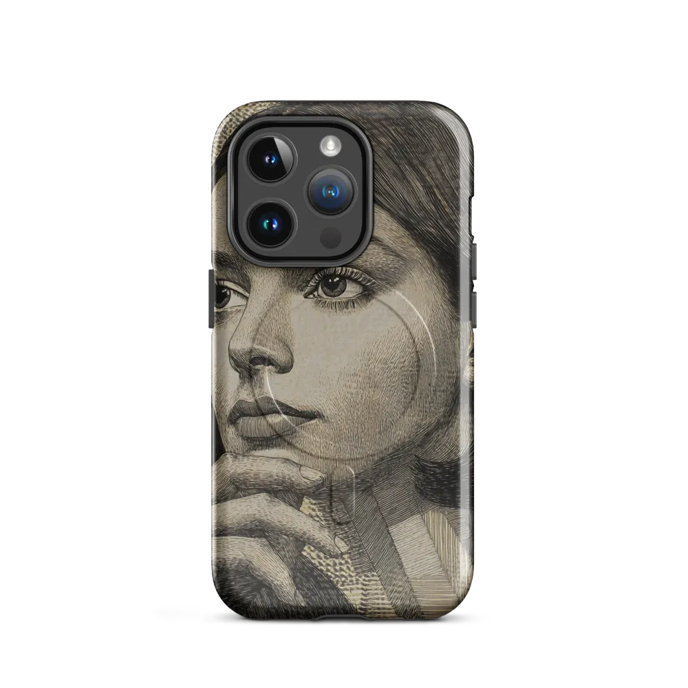 Contemplative Reflection | Phone Case |  14 Pro | MagSafe® Tough Case | Glossy