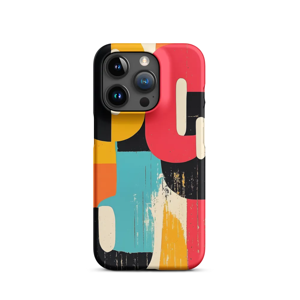 Colorful Curves: Numbers in Harmony | Phone Case |  15 Pro | Snap Case | Matte