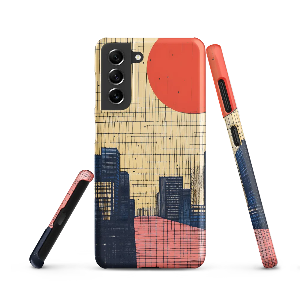 Urban Echoes: A Minimalist Cityscape