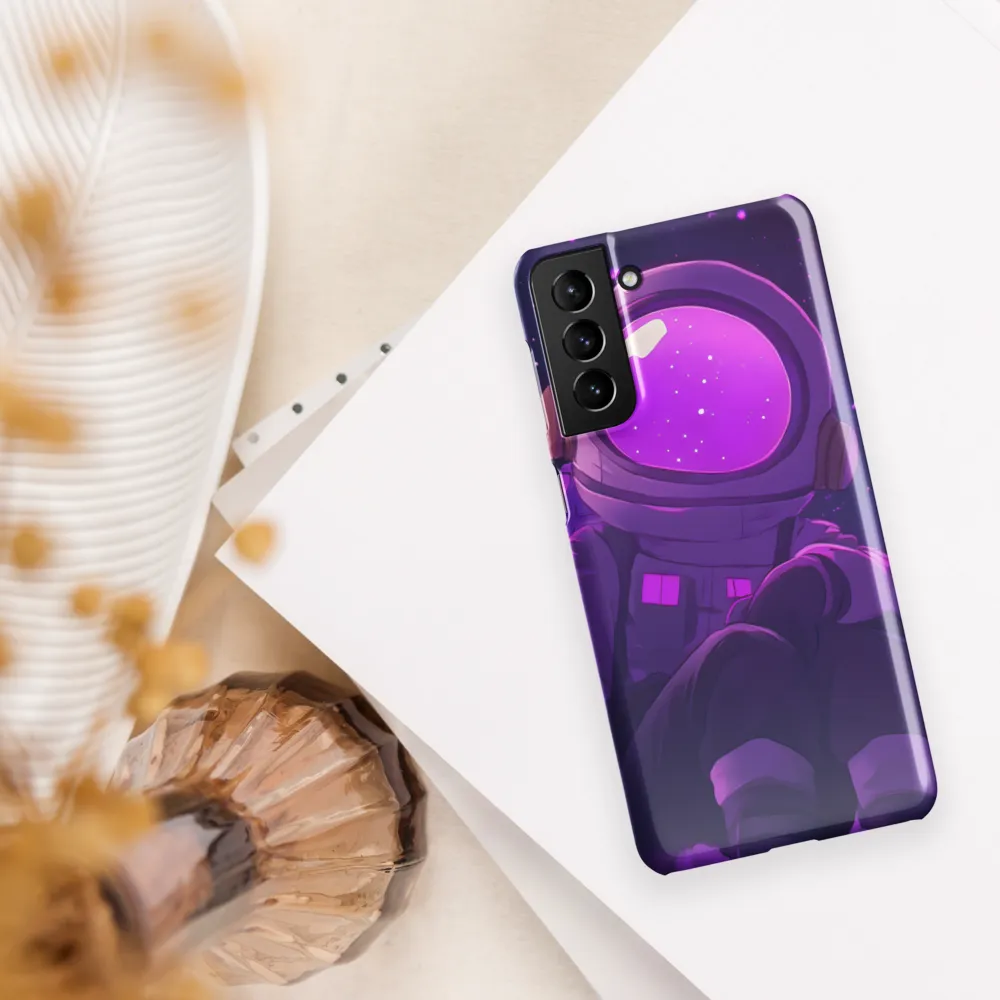 Contemplation in Cosmic Dreams | Phone Case |  S21 Plus | Snap Case | Glossy
