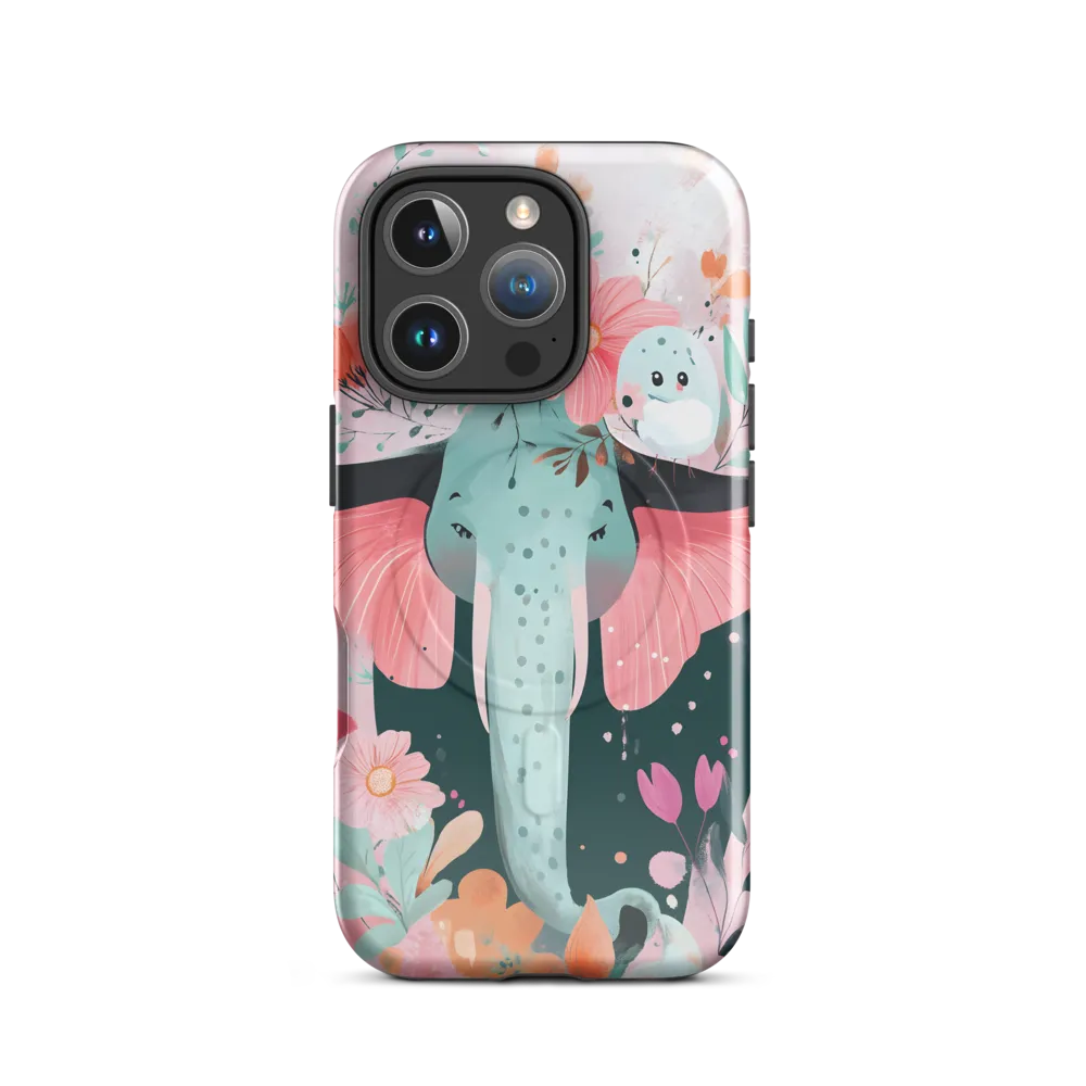 Whimsical Elephant in Bloom