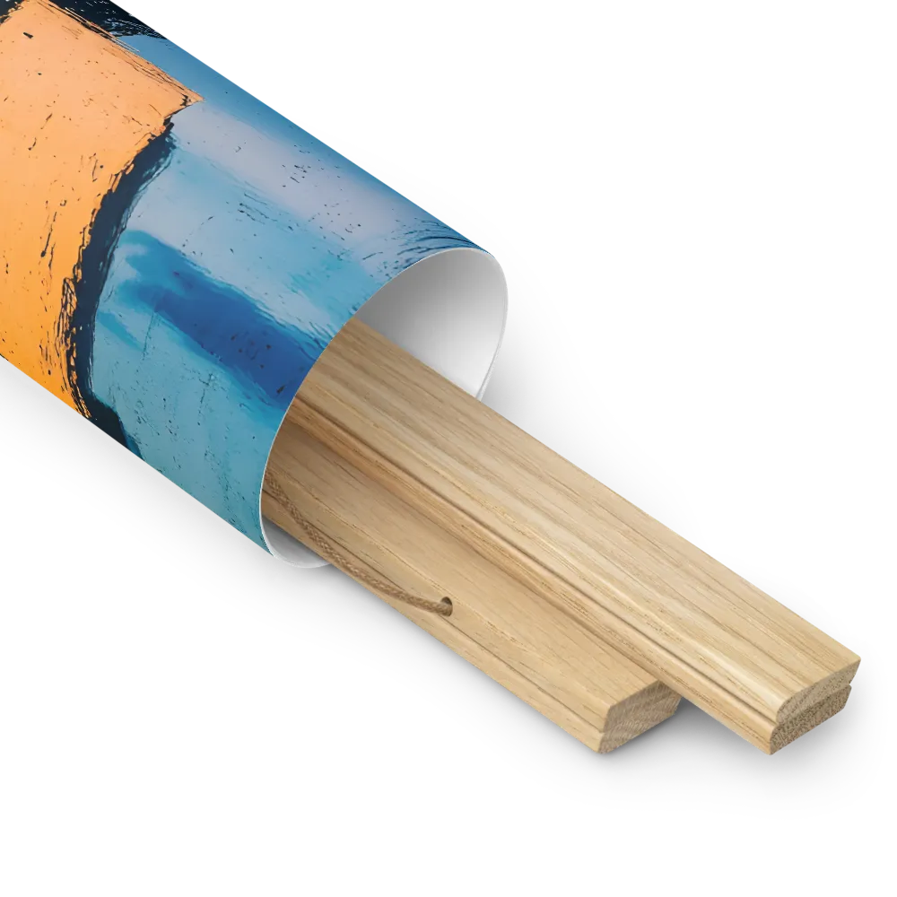 Reflections of Tranquility | Poster With Oak Wood Hanger | 18″×18″