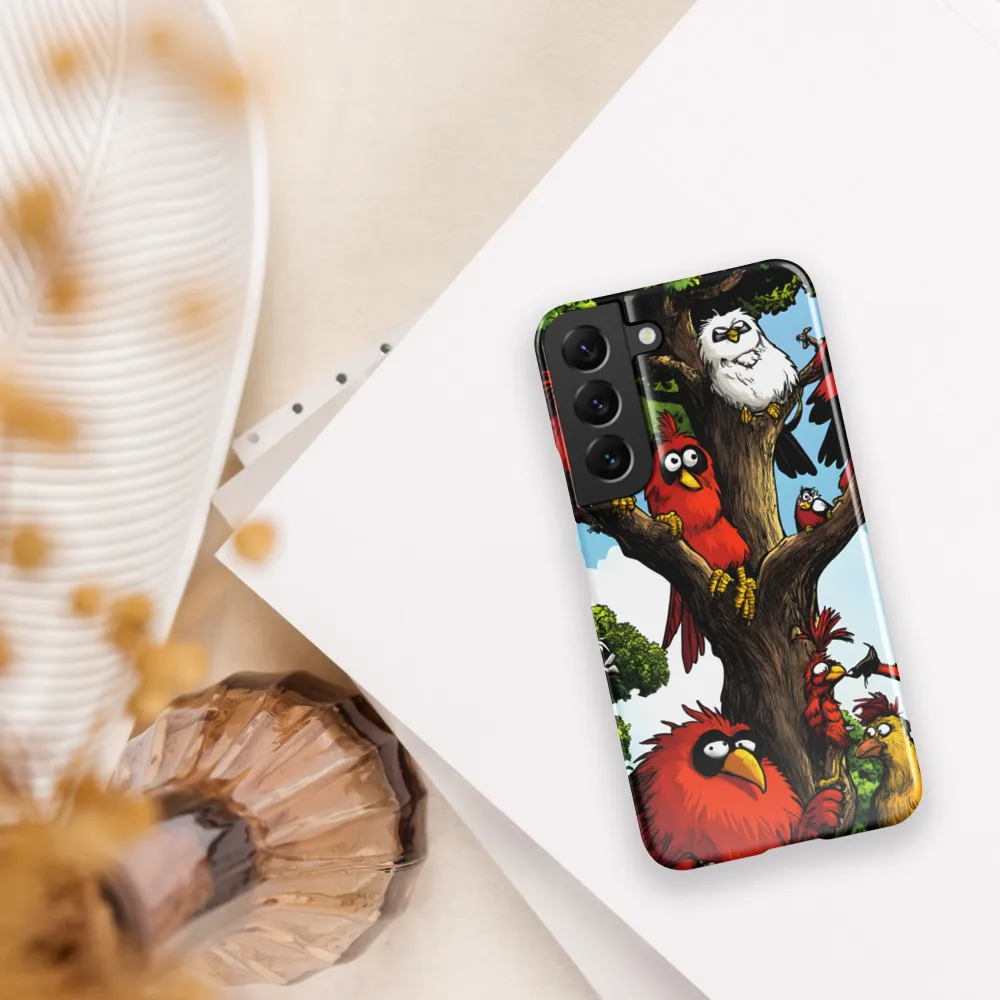 Whimsical Avian Gathering