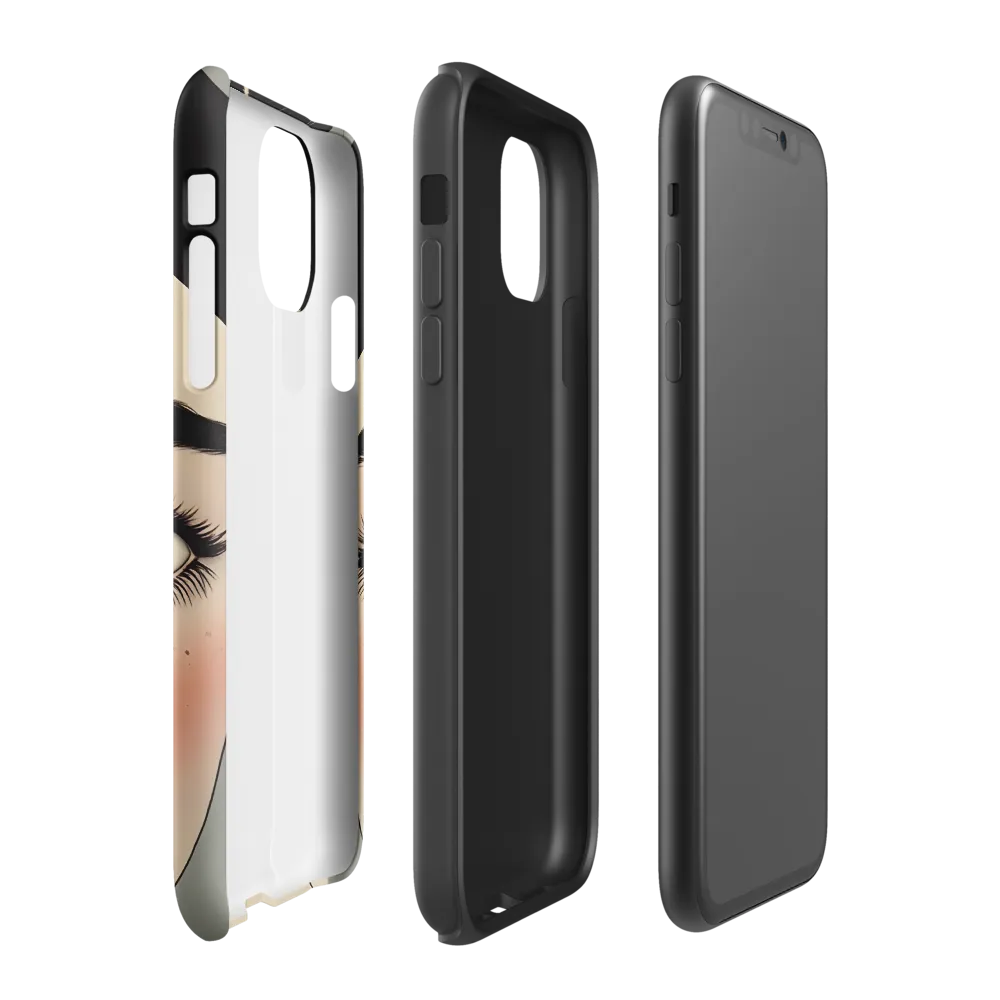Serenity Captured: A Modern Portrait | Phone Case |  11 | Tough Case | Matte