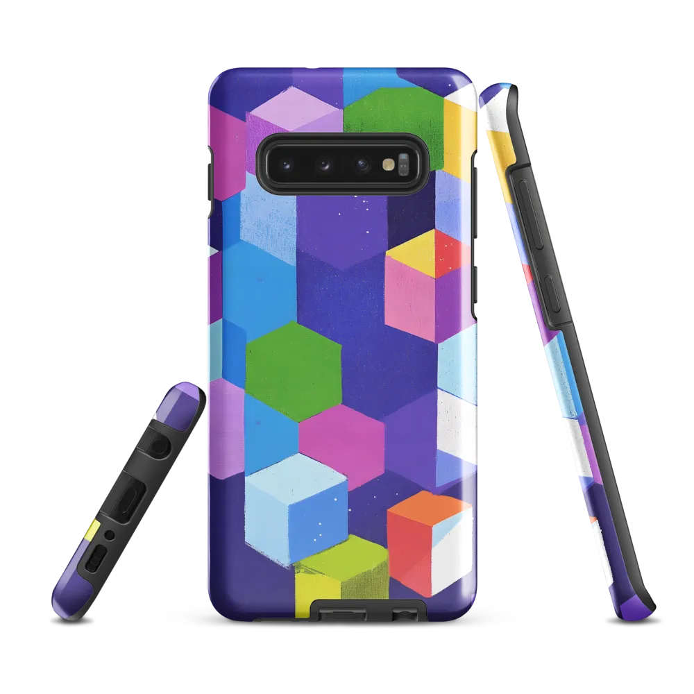 Geometric Harmony | Phone Case |  S10 Plus | Tough Case | Glossy