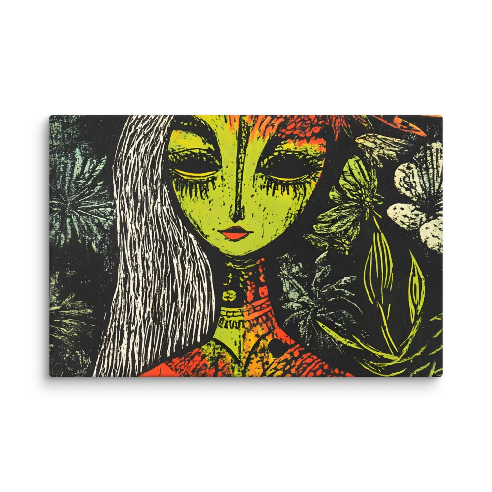 Mystical Flora: A Surreal Portrait