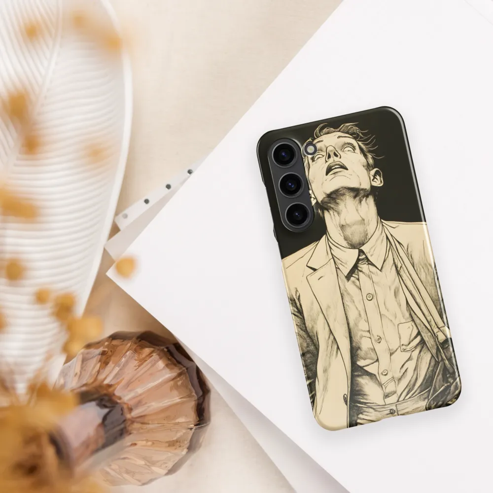 Desperate Gaze | Phone Case |  S23 Plus | Snap Case | Glossy