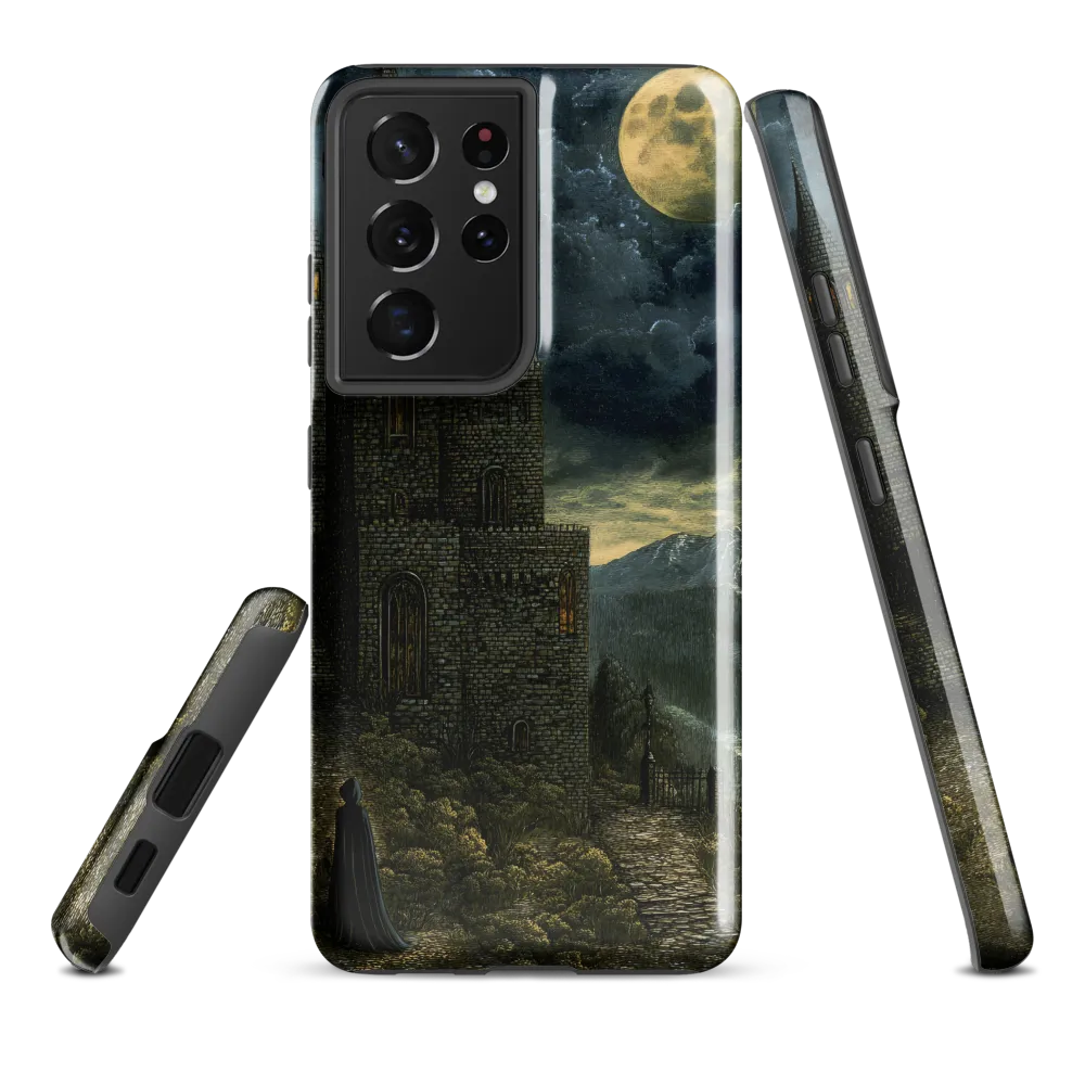 Whispers of the Moonlit Castle | Phone Case |  S21 Ultra | Tough Case | Glossy