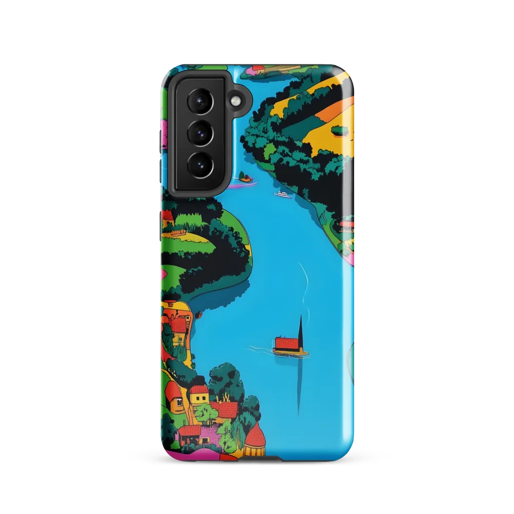 Whimsical River Landscape