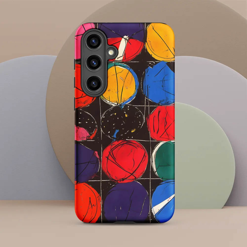 Colorful Circles in Abstract Harmony