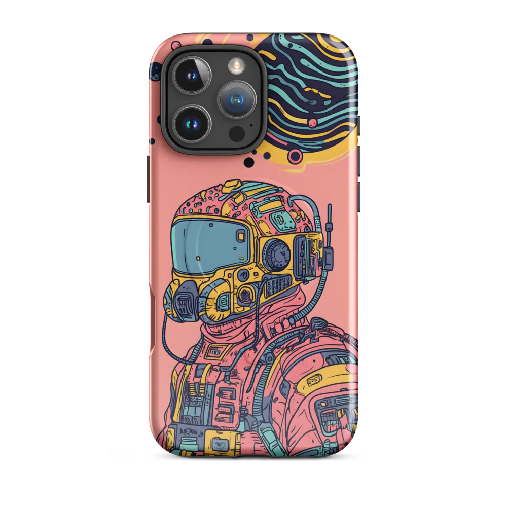Exploration Beyond: A Digital Astronaut | Phone Case |  16 Pro Max | MagSafe® Tough Case | Glossy