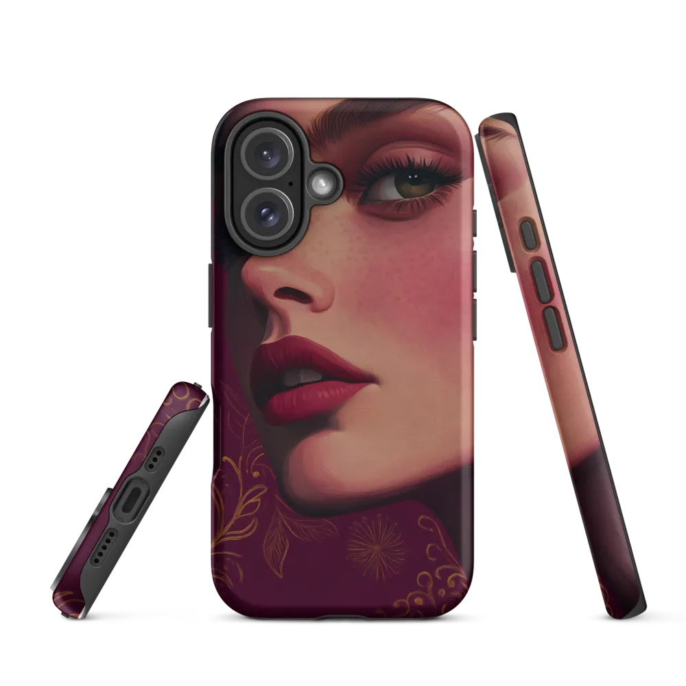 Portrait of Serene Beauty | Phone Case