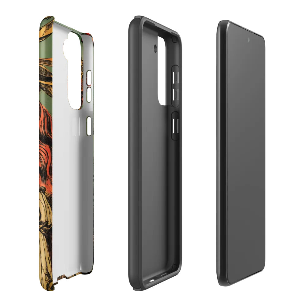 Elegance Beneath the Waves | Phone Case |  S21 Plus | Tough Case | Matte