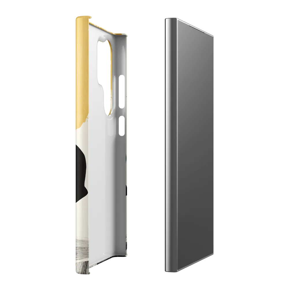 Golden Serenity: A Minimalist Portrait
