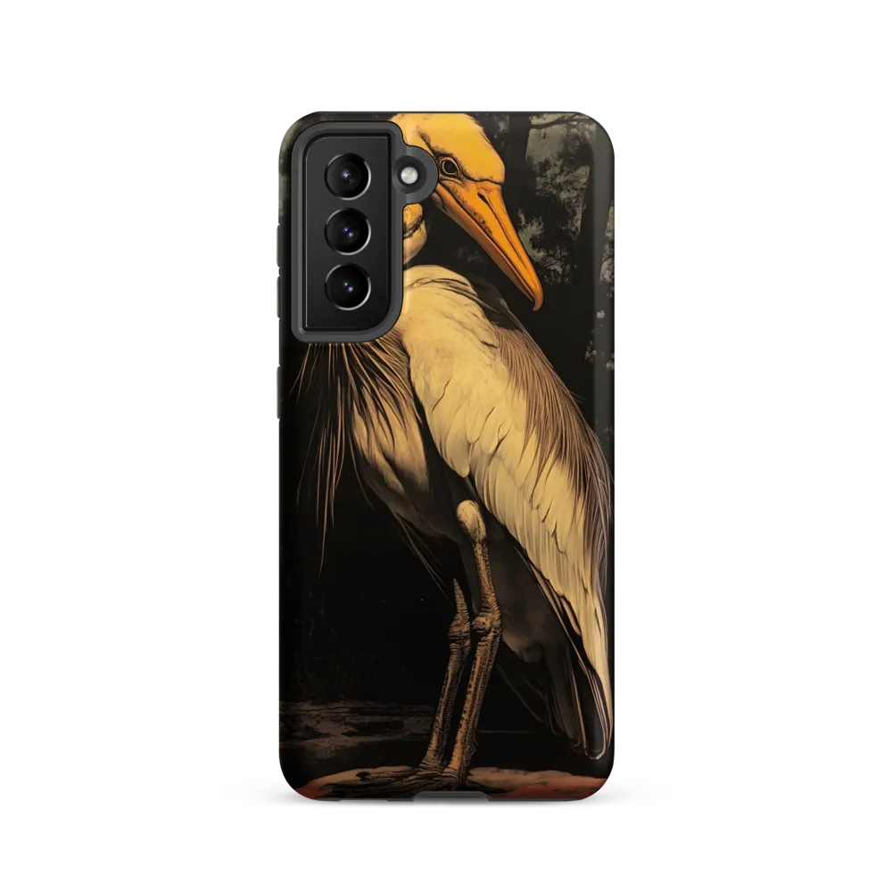 Majestic Egret in Twilight