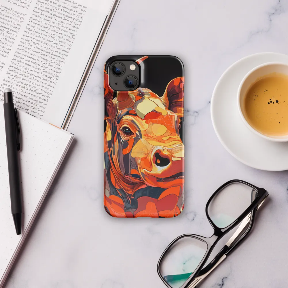 Modern Serenade: The Vibrant Cow