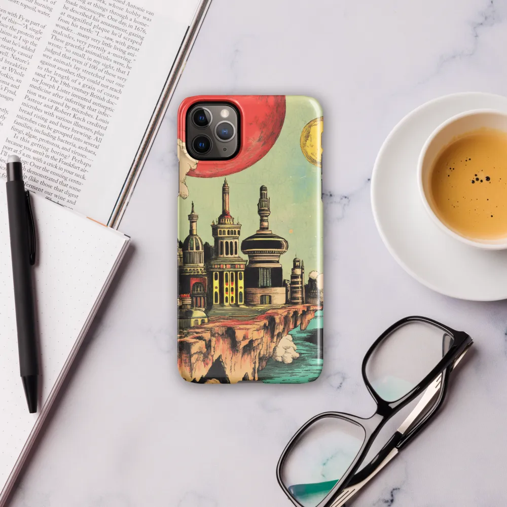 Edge of Fantasy: A Surreal Cityscape | Phone Case |  11 Pro Max | Snap Case | Glossy