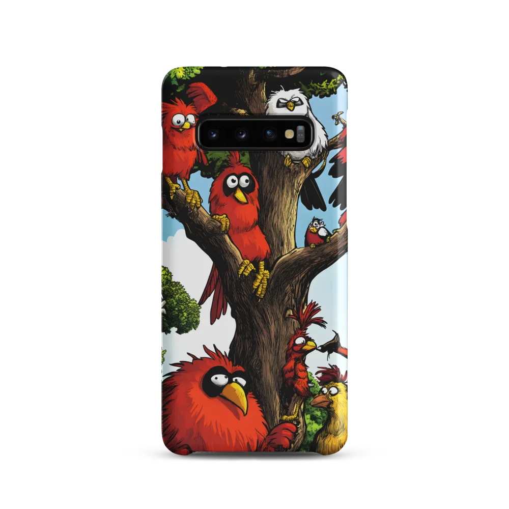Whimsical Avian Gathering